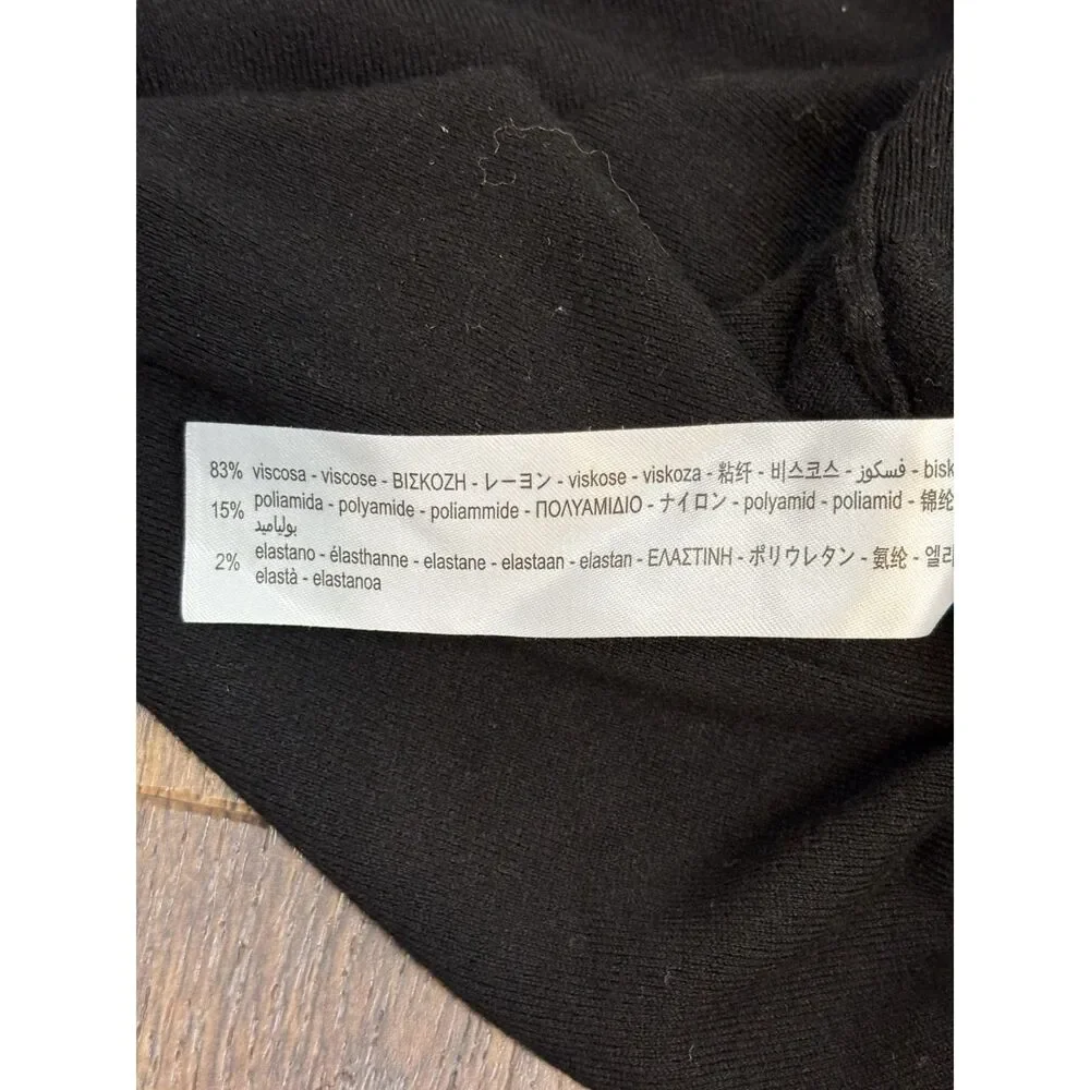 Zara womems Black long sleeve pullover sweater large